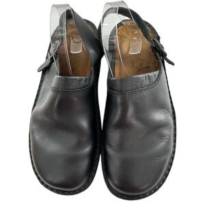 Naot womens size 42 11-11.5 black leather walking orthopedic comfort